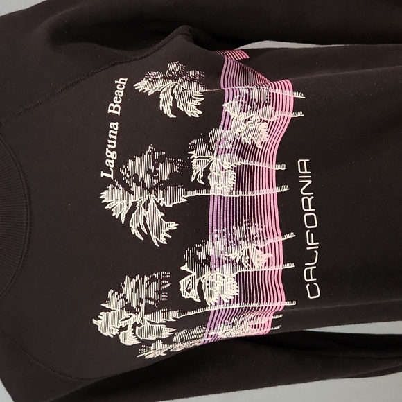 Vintage 90's Laguna Beach California Destination puffy all over print sw… - Picture 2 of 8